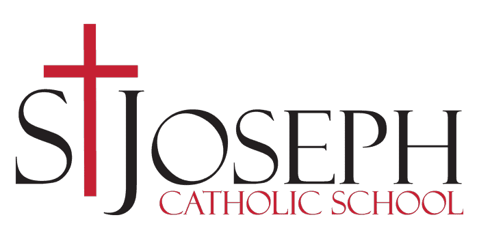 StJoesCathSchool-RedBlack-Logo